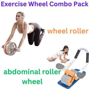 Automatic rebound abdominal roller wheel & Ab Wheel Slide 4 wheel roller with re